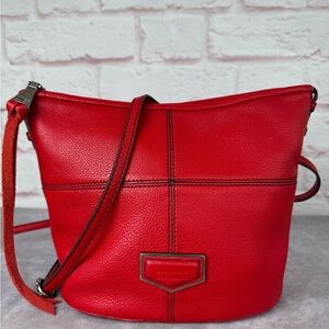 Red Leather Women's Bag